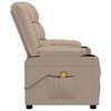 vidaXL Massagestoel kunstleer cappuccinokleurig