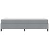 vidaXL Boxspringbed Lichtgrijs 120 x 190 cm Stof