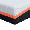 vidaXL Matras Wit en Grijs 200 x 200 cm Jacquard stof