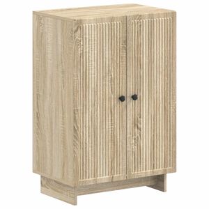 vidaXL Schoenenkast EDE 59,5 x 39,5 x 90 cm Bewerkt hout Sonoma Eiken