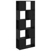 vidaXL Tv-meubelset 60 x 24 x 156 cm Zwart Bewerkt hout