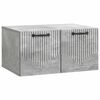 vidaXL Wandbeugel TV-kast Betongrijs 59,5 x 41 x 30 cm Bewerkt hout