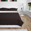 vidaXL Bedsprei dubbelzijdig 170x210 cm quilt cr&egrave;me en bruin