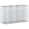 vidaXL Gabion Verhoogd Bed 130 x 50 x 80 cm Gegalvaniseerd staal