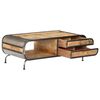 vidaXL Salontafel 100x50x35 cm massief mangohout