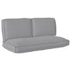 vidaXL Kussen Set Oxford Stof Grijs 120 x 60 x 52 cm