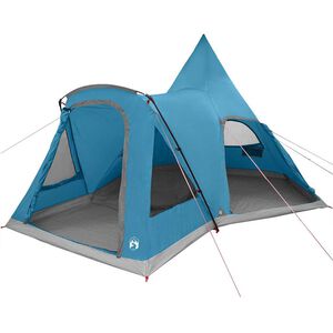 vidaXL Teepee Tent 5-Person 5-persoons Blauw
