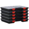 vidaXL Assortimentsdozen 5 st 40x30x5 cm polypropeen
