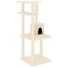 vidaXL Kattenmeubel met sisal krabpalen 123 cm cr&egrave;mekleurig