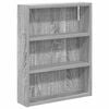 vidaXL Badkamer wandkast Grijze Sonoma 40 x 10 x 50 cm