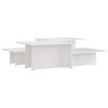 vidaXL Salontafels 2 st 111,5x50x33 cm bewerkt hout wit