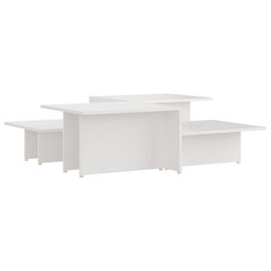 vidaXL Salontafels 2 st 111,5x50x33 cm bewerkt hout wit