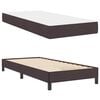 vidaXL Boxspringbed met matras Donkerbruin 90 x 200 cm Stof