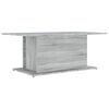 vidaXL Salontafel 102x55,5x40 cm bewerkt hout grijs sonoma eikenkleur