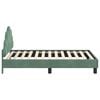 vidaXL Bedframe voor kinderen met hoofdbord Zeegroen 80 x 160 cm