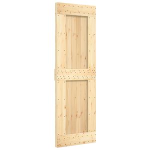 vidaXL Schuifdeur NARVIK 70 x 210 cm (152,5 cm) Naturel en Zwart