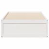 vidaXL Bedframe zonder matras massief grenenhout wit 90x190 cm