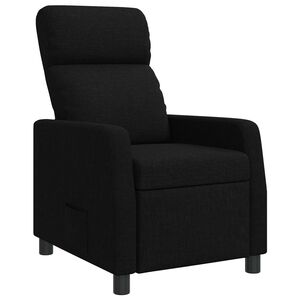 vidaXL Relaxfauteuil Zwart Stof