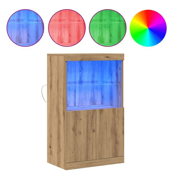 vidaXL Dressoir Bruin 60 x 37 x 100 cm Bewerkt hout