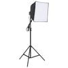 vidaXL Fotostudioset met verlichtingsset, achtergrond en reflector