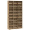 vidaXL CD Kast Artisan Eiken 101 x 23 x 177,5 cm Bewerkt hout