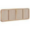 vidaXL Hoofdbord met hoofdeinde Naturel 160 x 55 x 3 cm Rattan