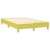 vidaXL Boxspring met matras en LED stof groen 120x200 cm
