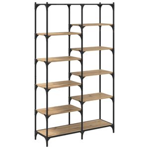 vidaXL Boekenkast 9-laags 100 x 32 x 170 cm Bewerkt hout