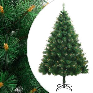 vidaXL Kunstkerstboom met scharnieren en standaard 150 cm