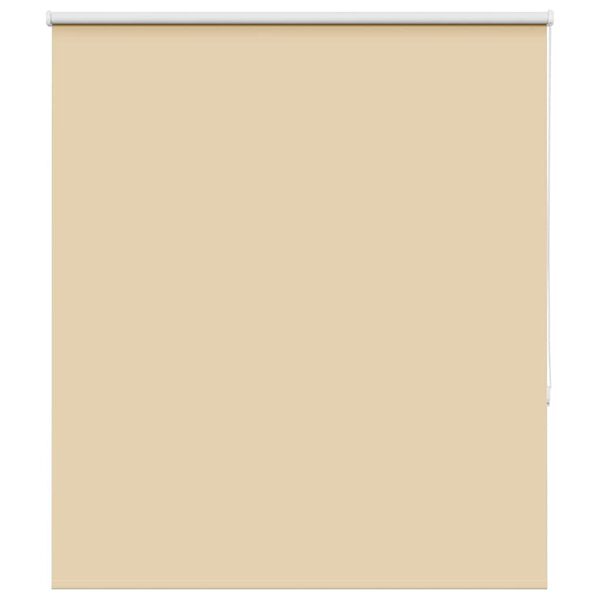vidaXL Rolgordijn verduisterend 140x130 cm stofbreedte 136,6 cm beige