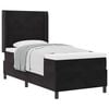 vidaXL Boxspringbed met matras Zwart 80 x 200 cm Fluweel