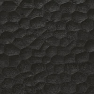 vidaXL Nachtkastje 40x33x46 cm massief mangohout zwart