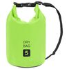 vidaXL Drybag 5 L PVC groen