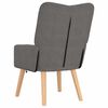 vidaXL Fauteuil Lichtgrijs 63 x 67 x 94 cm Sherpa Stof
