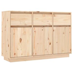 vidaXL Dressoir 111x36x75 cm massief grenenhout