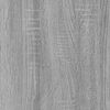 vidaXL Cd-kast 100x23x89,5 cm bewerkt hout grijs sonoma eikenkleurig