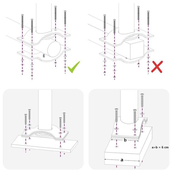 vidaXL Tuinscherm uittrekbaar 100x300 cm bruin