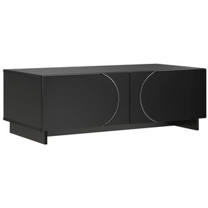 vidaXL Salontafel Zwart 102 x 50,5 x 35 cm Bewerkt hout