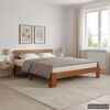 vidaXL Bedframe massief grenenhout honingbruin 180x200 cm