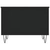 vidaXL Salontafel 60x44,5x45 cm bewerkt hout zwart