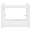 vidaXL Wastafelframe wandgemonteerd 40x38x31 cm ijzer wit