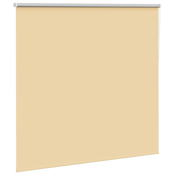 vidaXL Rolgordijn verduisterend 165x150 cm stofbreedte 161,6 cm beige