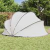 vidaXL Pooldome Grijs en Oranje 405 x 405 x 192 cm