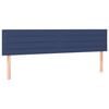 vidaXL Boxspring met matras stof blauw 120x190 cm