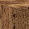 vidaXL Badkamer Kast met lade Oud Hout 59 x 37 x 59 cm Bewerkt hout