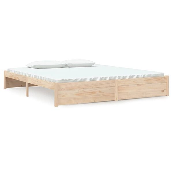 vidaXL Bedframe massief hout 180x200 cm