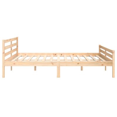 vidaXL Bedframe massief hout 180x200 cm