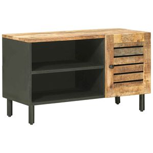 vidaXL Opslagkasten Naturel 80 x 33 x 46 cm Massief Mango Hout