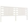 vidaXL Hoofdbord 186x4x100 cm massief grenenhout wit