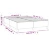 vidaXL Boxspring bed 140x200 cm fluweel donkerblauw